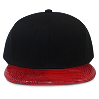 Casquette surdimensionnée à motif à carreaux en sergé noir et rouge - Chapeau de mode unisexe élégant avec sangle réglable, design luxueux pour un usage quotidien