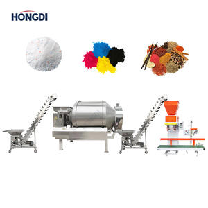 Línea de Producción Química Automática, Mezcladora de Tambor Rotatorio, Máquina de Envasado de Plástico, Fertilizante Industrial, Mortero Seco, 380V 170L - Product Image 2