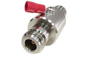 <span class=keywords><strong>Protector</strong></span> contra Sobretensiones N Hembra a N Hembra para Montaje en Panel, IP67 con Tubo de Gas de 90 V, 50 Ohmios, DC-3GHz - Product Image 3