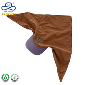 De secagem rápida Turbante Boné de Beisebol Nó Exterior Voltar Sports Proteção Solar Lenço Quadrado Veludo e Tecido Oxford Lenço - Product Image 2