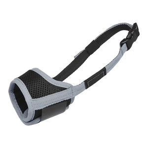 재미있는 애완 동물 성인 개 액세서리 사용자 정의 헤비 듀티 안전 조정 가능한 부드러운 메쉬 통기성 개 총구 나일론 및 네오프렌 - Product Image 4