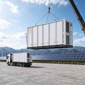 Sistema de Almacenamiento de Energía en Contenedor (BESS) con Batería LiFePO4 de 5.015 MWh Refrigerada por Líquido, Alimentado por Energía Solar y de Red, para Uso Industrial y Comercial - Product Image 1