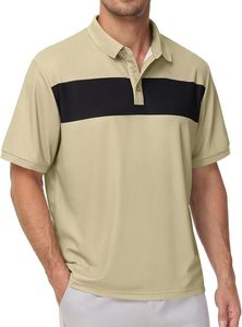 Camisas Formales de Manga Corta para Hombre, 100% Poliéster, Secado Rápido, Absorción de Humedad, Tela de Punto con Serigrafía, Ropa de Golf - Product Image 6