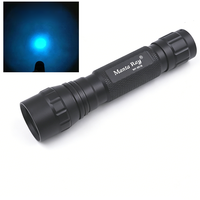Lampe torche UV 365 nm, LED Seoul Viosys 5W/3W, torche WF-501B ZWB2, pour l'identification des bijoux, le test fluorescent des devises