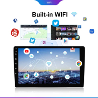 Radio Mobil Android Podofo 2 Din Layar Sentuh IPS 7'' 4+4Core 6+128GB Stereo Mobil Carplay Android Auto GPS WiFi FM RDS DSP BT USB