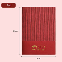 Cuaderno de Oficina de Alta Gama 2027 de Alta Calidad del Fabricante, en Stock, para Grabación de Reuniones y Planificación de Itinerarios