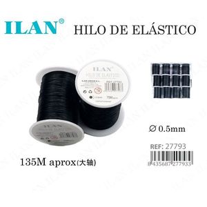 Filo Elastico 0,5mm 135M Circa Nero per Cucito - Product Image 3