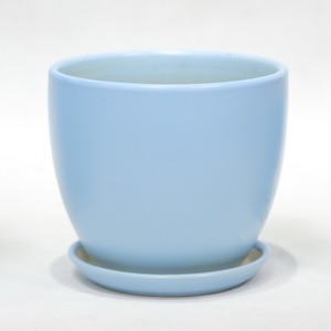 Pot de fleurs rond en céramique moderne, petit bonsaï succulent en <span class=keywords><strong>ciment</strong></span> pour décoration de bureau ou centre commercial - Product Image 4