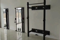 Appareil de musculation multifonctionnel à double câble pour entraînement de force, usage domestique, fixation murale, machine à crossover