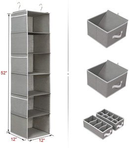 Organizador de armario de tela no tejida, organizador de armario, sistema de estantes, cajones de almacenamiento apilables, armario, ropa - Product Image 4