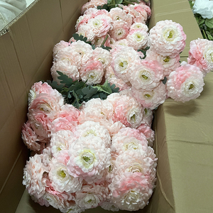 Rosas de Seda Borgoña de 9 Cabezas Realistas, Novedad 2026, Rosas de Jardín Galardonadas - Floración de Lujo, MOQ Bajo, Empaque OEM - Product Image 6