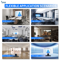 Tout-en-un Smart LED Panel Video Wall TV Lift and Fold Meeting LED Interactive Board Display Screen Table pour l'enseignement scolaire