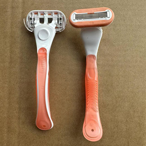 <span class=keywords><strong>Rasoir</strong></span> pour femmes le plus vendu, cartouche à 5 lames à dos ouvert, lames en acier inoxydable, sûr pour le visage - Product Image 4