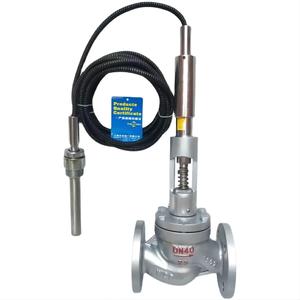 Vanne de régulation de température électrique à vapeur de type ZZWPE, vanne de régulation de température électrique avec régulateur de pression d'eau électrique - Product Image 4