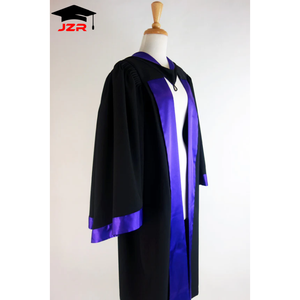 Premium PhD Graduation Tenue Ensemble Robe Matte <span class=keywords><strong>Doctorat</strong></span> Robe et Tam avec Tassel <span class=keywords><strong>Doctorat</strong></span> Degré - Product Image 3