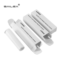 Emballage personnalisé avec logo pour cartouches de 1 ml, tubes supérieurs, finition mate, en carton, avec doublure en éponge, pelliculage mat, recyclable, mobile