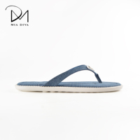 MIA DIVA Tongs et sandales décontractées sportives pour femmes avec logo triangulaire - Confort printemps-été