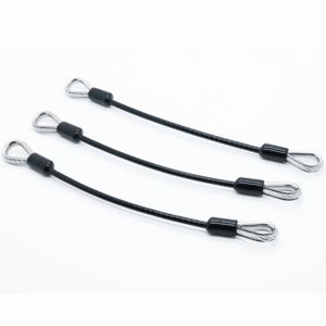 ปลอกลวดสลิงและฟิตติ้งเครื่องบินเคลือบพีวีซี/พียูผลิตจากจีน - Product Image 3