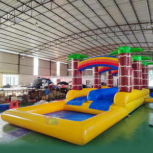 XIXI TOYS Backyard <strong>Swimming</strong> <strong>Pool</strong> Water <strong>Slide</strong>,Inflatable <strong>Pool</strong> <strong>Slide</strong> for Birthday Event - Product Image 6