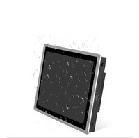Panel de pantalla táctil de alto brillo resistente de 12 "12,1" pulgadas 800-1000nits PC resistente al agua para proveedor de quiosco al aire libre compatible con 6COM 2RJ45