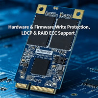 Advantech SQF-SMS 650 MSATA SSD SATA III 6Gbps SSD Industrial AES-256 STLC Amplio Rango de Temperatura Alta Resistencia