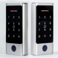 Clavier de contrôle d'accès intelligent en métal étanche IP66 avec vérification par empreinte digitale et RFID Tuya WIFI 125Khz & 13.56Mhz