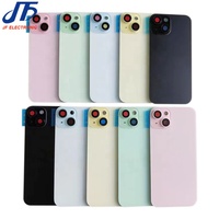 Remplacement de la vitre arrière OEM pour iPhone 15 Plus 15 Pro Max, verre arrière avec cadre, plaque métallique et anneau magnétique