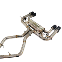 Échappement Catback Vortex Valvetronic X5M X6M F85 F86 4.4T S63 Son actif Acier inoxydable poli miroir Épaisseur 1,5 mm Haute performance
