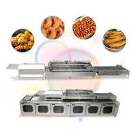 Machine de friture en chaîne entièrement automatique avec alimentation et déchargement automatiques, réduisant les coûts de main-d'œuvre