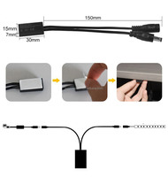 Sensor kabinet saklar Sensor cahaya di bawah lemari pintu lemari Sensor cahaya LED untuk 12V 24V Strip lampu LED Bar