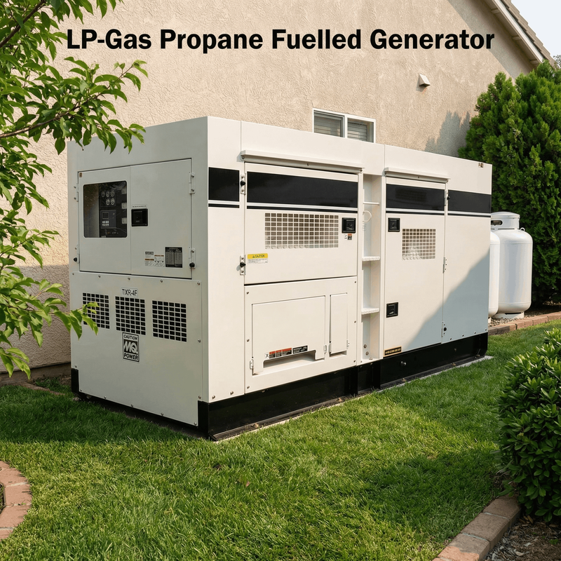 480V 31kVA Silent Generator Set Propane