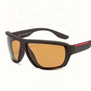 Lunettes de sport polarisées à la mode avec logo personnalisé, monture large, pour le cyclisme, protection solaire pour hommes et femmes - Product Image 6