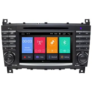 Android 10 Car DVD Player Cho Mercedes Benz W203 W209 W219 Một Class A160 C-Class C180 C200 CLK200 C230 GPS Đài Phát Thanh Stereo Autoradio