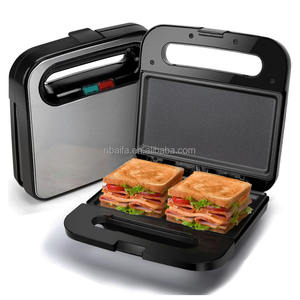 Sandwichera Aifa con superficie <span class=keywords><strong>de</strong></span> rejilla profunda antiadherente para filetes <span class=keywords><strong>de</strong></span> jamón y huevo Parrilla eléctrica compacta Tostadora <span class=keywords><strong>de</strong></span> <span class=keywords><strong>Pan</strong></span> Tostadora - Product Image 2