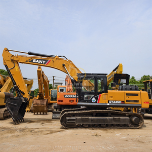 รถขุด SANY SY335H Pro มือสอง พร้อมรางและบุ้งกี๋สำหรับขาย พร้อมเครื่องยนต์ ISUZU รถขุด SANY มือสอง รุ่น 335H 365H 385H สำหรับขาย - Product Image 5