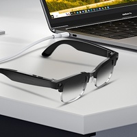Lunettes intelligentes W630T avec caméra 8 millions de pixels, connexion Wi-Fi, enregistrement vidéo et audio, reconnaissance d'objets par IA, anti-lumière bleue, commande tactile