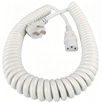 Câbles d'alimentation en spirale standard nationaux à 3 broches, type GB, pour ordinateur, vente en gros