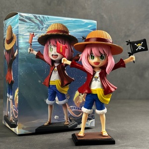 Figura de PVC de <span class=keywords><strong>Anime</strong></span> de Anya COS Luffy de 18 cm, Versión Linda, Figura de Acción, Colección <span class=keywords><strong>Spy</strong></span> <span class=keywords><strong>X</strong></span> <span class=keywords><strong>Family</strong></span>, Modelo de Regalo - Product Image 2