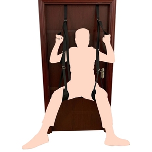 Juguetes sexuales BDSM para puerta, columpio sexual, eslingas de bondage, esposas colgantes para puerta, sujeciones para piernas, separador de piernas, juguetes para adultos, para parejas, de poliéster - Product Image 5