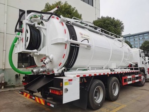 รถบรรทุกดูดสิ่งปฏิกูล FAW JieFang เครื่องยนต์ดีเซล ยูโร 6 กำลัง 150-250 แรงม้า แบบสะพานหลังคู่ ความจุ 18 ลูกบาศก์เมตร เหมาะสำหรับการเก็บน้ำเสีย - Product Image 6