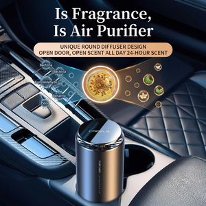 Désodorisant de voiture en alliage solide, éliminateur d'odeurs de formaldéhyde de haute qualité, parfum bois océanique, évaporation naturelle 61-90 jours, pour grille d'aération - Product Image 2