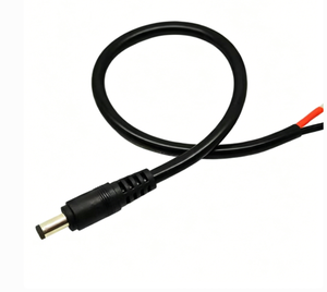 Cáp nguồn JHPower tùy chỉnh, đầu đực DC 5.5x2.5mm, dây nguồn đầu mở dùng cho camera an ninh CCTV và đèn LED - Product Image 3