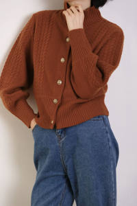 <span class=keywords><strong>Pull</strong></span> en <span class=keywords><strong>cachemire</strong></span> pour <span class=keywords><strong>femme</strong></span>, tricot d'hiver, demi col roulé, en laine - Product Image 6