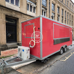 2025 Best Seller camión de comida rápida carrito de comida móvil a la venta Snack freidora remolque de comida con paraguas - Product Image 2