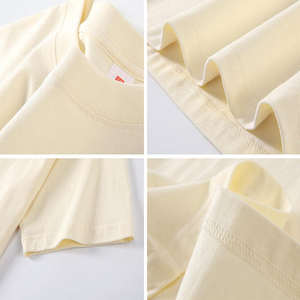 T-shirt di alta qualità 100% cotone nero scrivere Stock stampato logo camicie uomo Blank t-shirt per gli uomini - Product Image 5