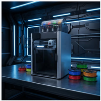 Printer 3D Volume Besar Bamboo Lab H2s 340 * 320 * 340 mm Mesin Core-XY Kecepatan Tinggi