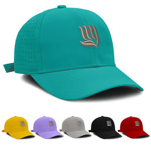Gorra de Camping con Visera Curva y Logotipo Personalizado, 100% Poliéster, Estilo Urbano, Impresión Puff, Deportiva, Ajustable, Unisex, para Uso Diario - Product Image 1