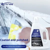 Champú Concentrado para Lavado de Autos Astree con Espuma Alta, pH Neutro, Espuma de Nieve, Desengrasante, Cera con Nano Recubrimiento, 2L, Jabón de Limpieza para Autos OEM