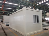 Maison conteneur en acier préfabriquée, modulaire et pliable, au design moderne pour un montage rapide, idéale pour bureau et espace de vie