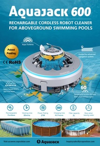 <span class=keywords><strong>Robot</strong></span> nettoyeur de <span class=keywords><strong>piscine</strong></span> automatique AquaJack 600, écologique, étanche IPX8, batterie au lithium pour le <span class=keywords><strong>nettoyage</strong></span> des piscines - Product Image 4